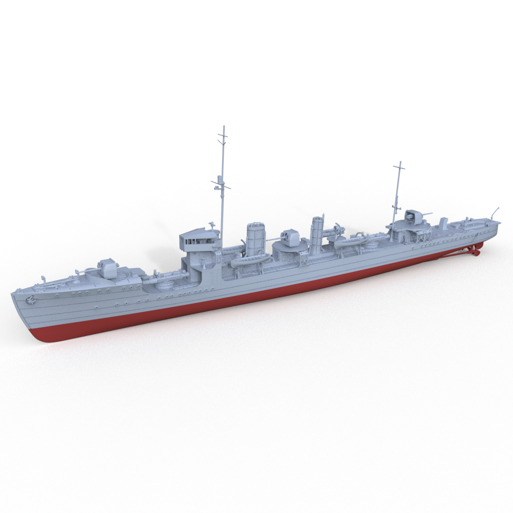 MRY-SFW 742S Military Model Kit Momi Class, IJN Destroyer Momi, 1930 Full Hull Main image