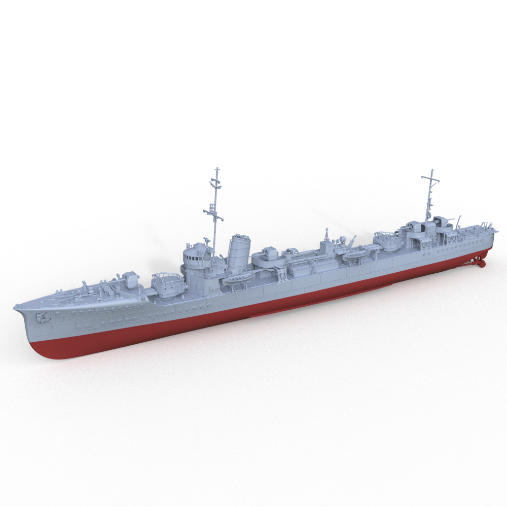 MRY-SFW SSC743S Military Model Kit Mutsuki Class IJN Destroyer Satsuki 1935 Full Hull Adult Collectible — scale model kit