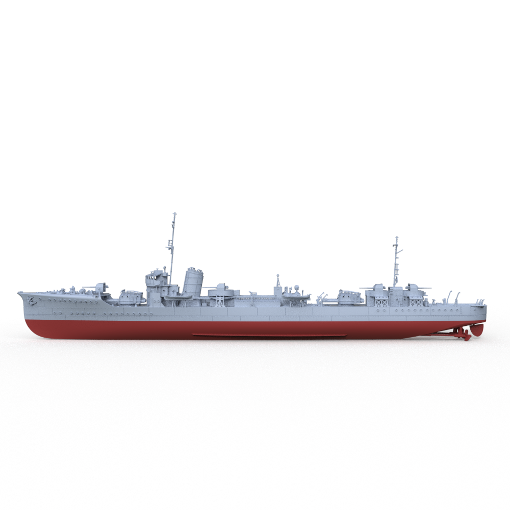 MRY-SFW SSC743S Military Model Kit Mutsuki Class IJN Destroyer Satsuki 1935 Full Hull Adult Collectible — detail view 3