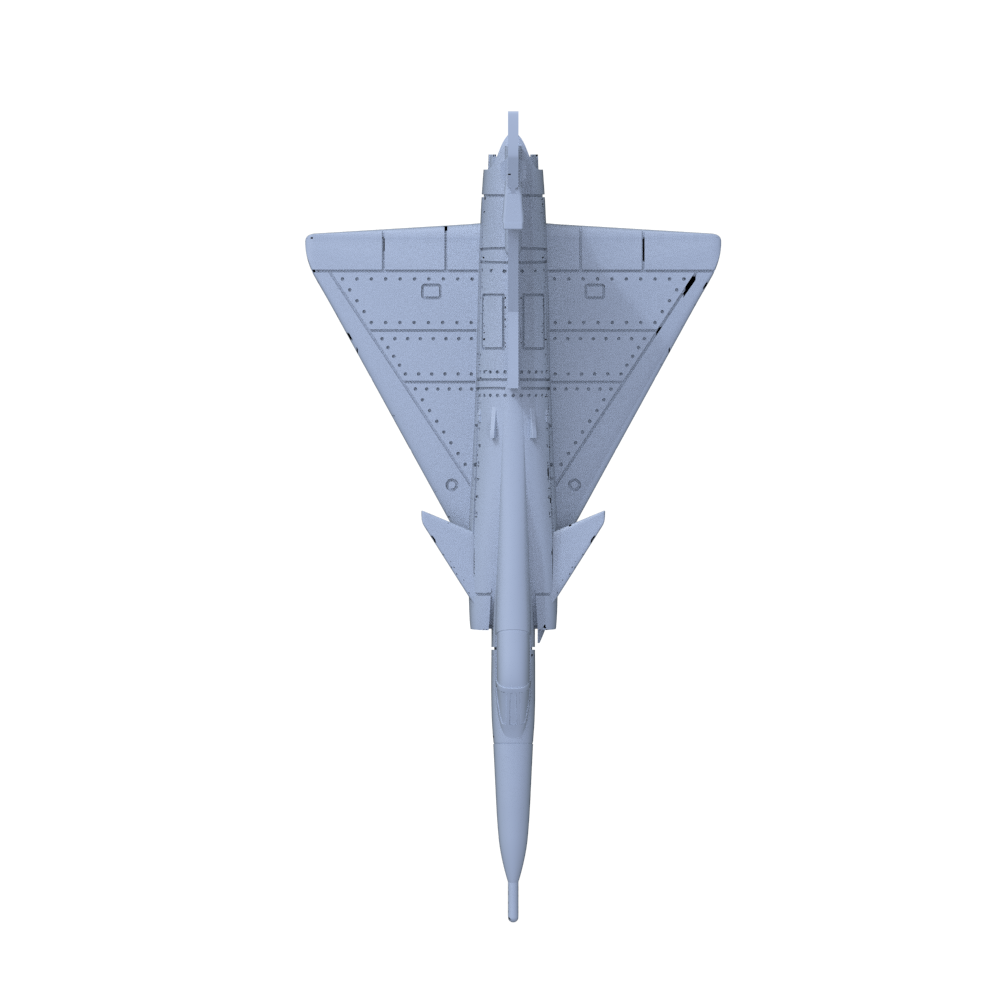Yao's Studio LYR915A Military Model Kit Israeli Kfir C.10 Fighter Aircraft Touch Down — detail view 2