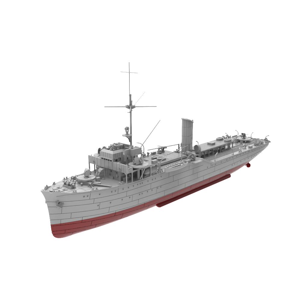 RHWS018S Germany R-1 Class Submarine Chaser Drache Full Hull