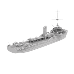 RHWS018 Germany R-1 Class Submarine Chaser Drache Water line