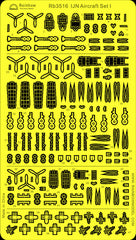 Rainbow RB3516 1/350Detail Up IJN Aircraft Set I