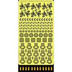 Rainbow 3539 IJN 25mm AA Gun III (Single; 1PE, 12metal parts)