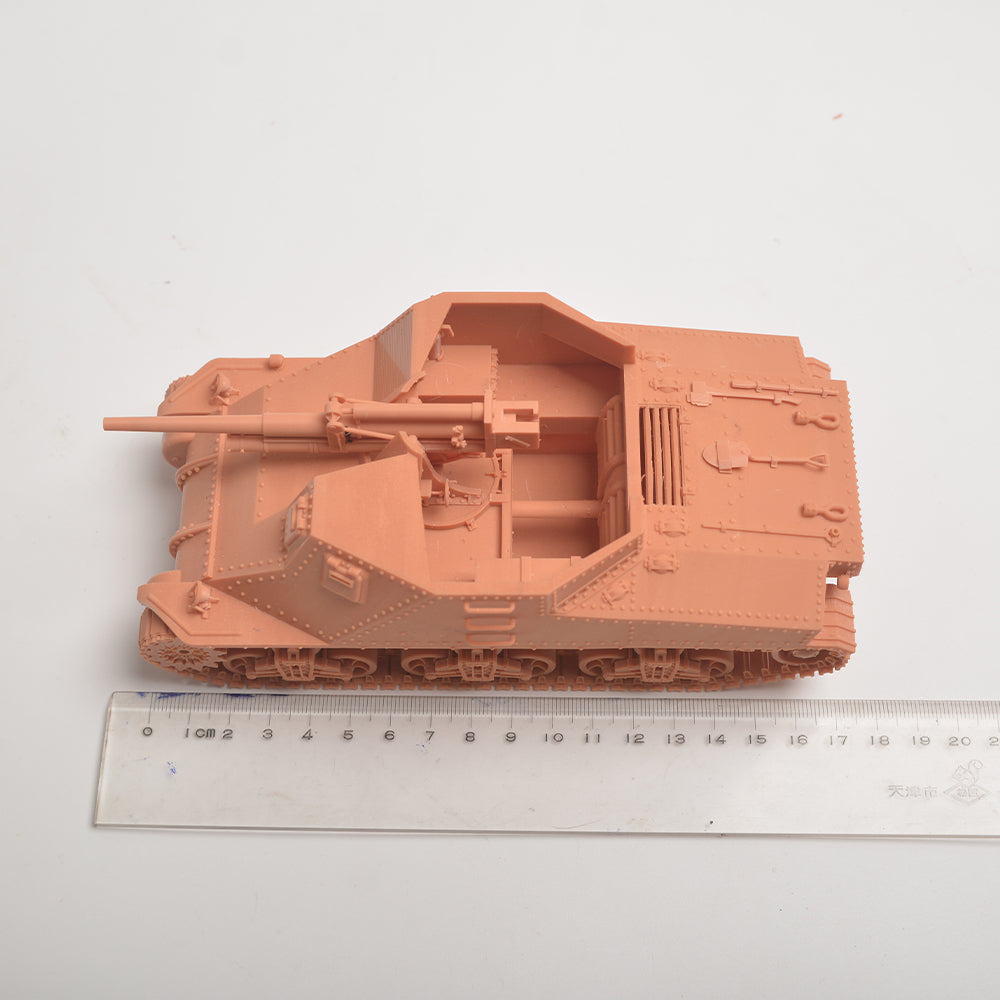 Detail view of SSMODEL 500D Finished Painted Military Model Kit US T40 3-inches Artillery Tank Destroyer Model