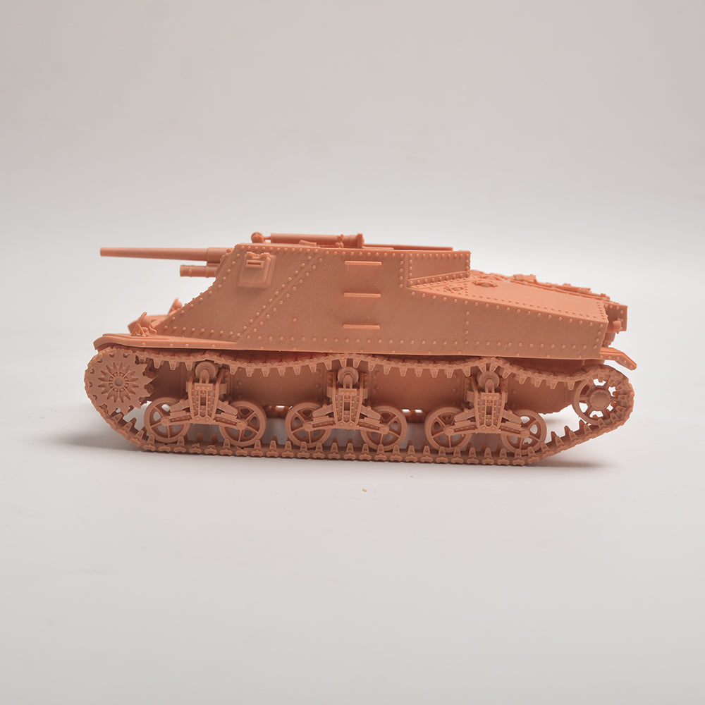 Detail view of SSMODEL 500D Finished Painted Military Model Kit US T40 3-inches Artillery Tank Destroyer Model