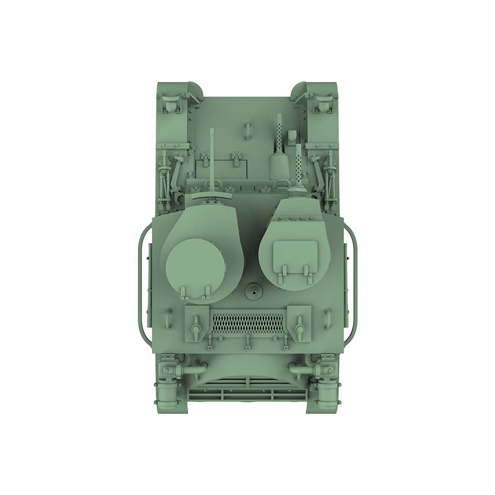 Detail view of SSMODEL 502D  Finished Painted Military Model Kit US M2A2 Light Tank Model
