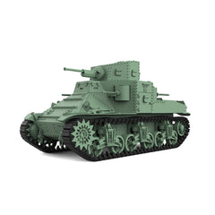 Detail view of SSMODEL 525 Military Armoured Model Kit US M2A1 Medium Tank Model