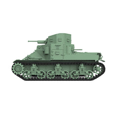 Detail view of SSMODEL 525 Military Armoured Model Kit US M2A1 Medium Tank Model