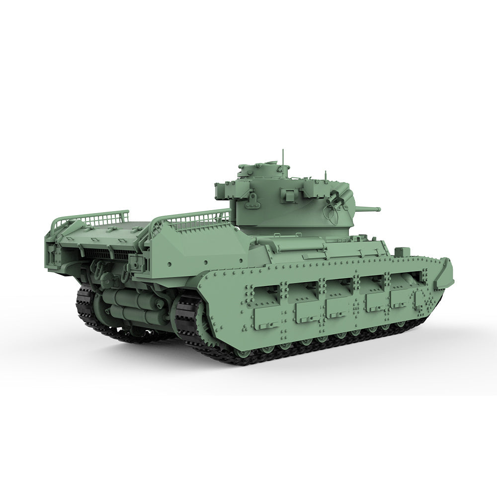 Detail view of SSMODEL 570 Military Model Kit Matilda Hedgehog Infantry Tank Model