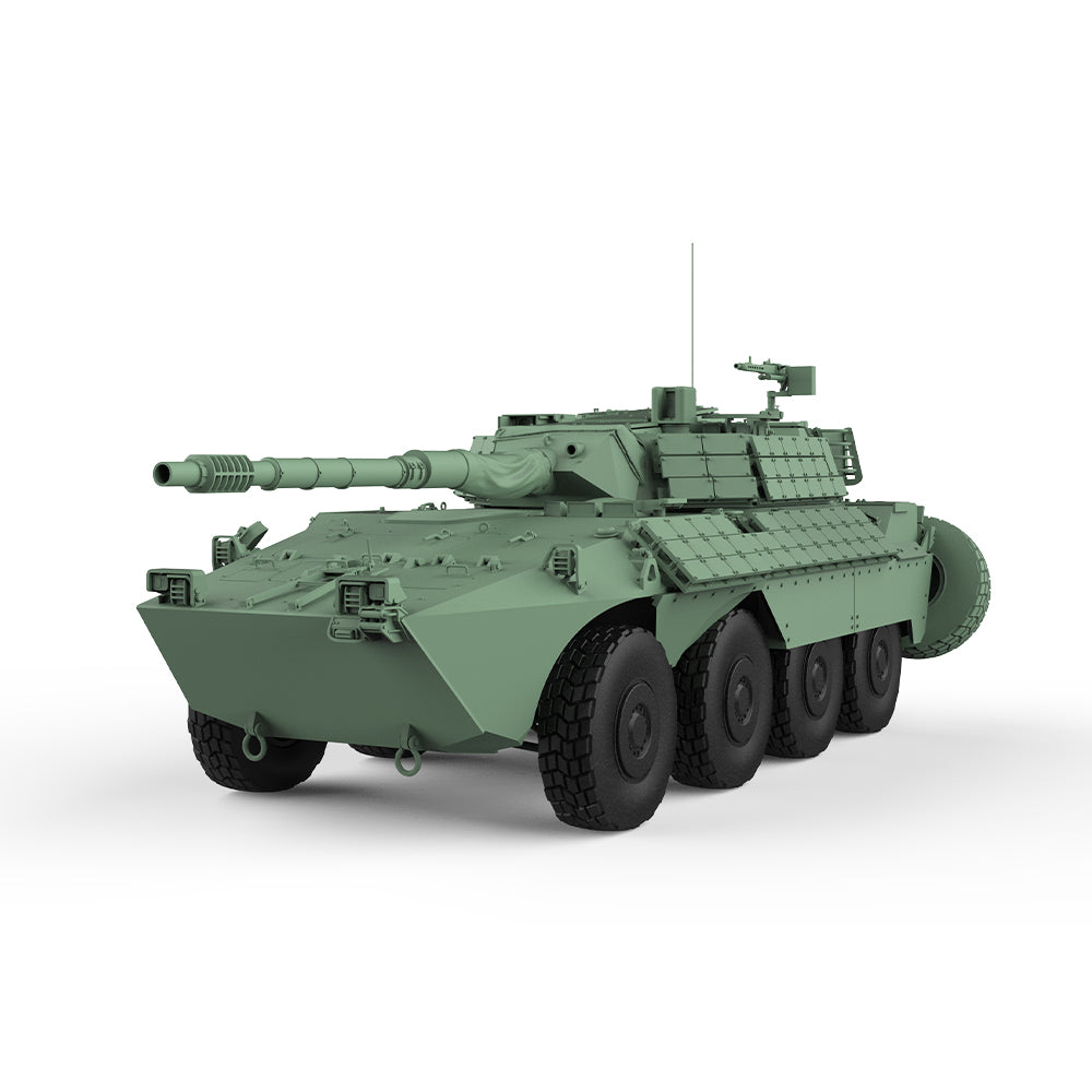 Detail view of SSMODEL 696D Finished Painted 15mm WarGaming Military Model Kit Italy Centauro-I-105-R Tank Destroyer Model