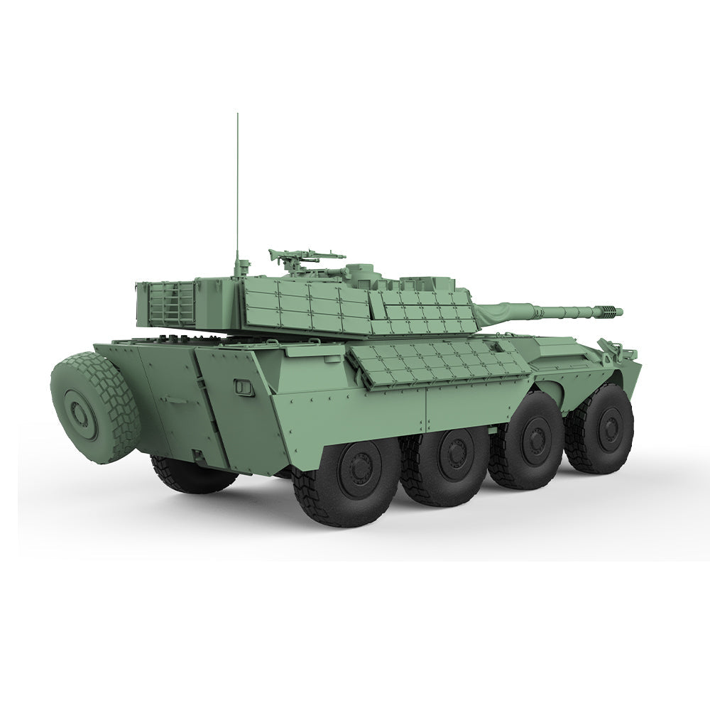 Detail view of SSMODEL 696D Finished Painted 15mm WarGaming Military Model Kit Italy Centauro-I-105-R Tank Destroyer Model