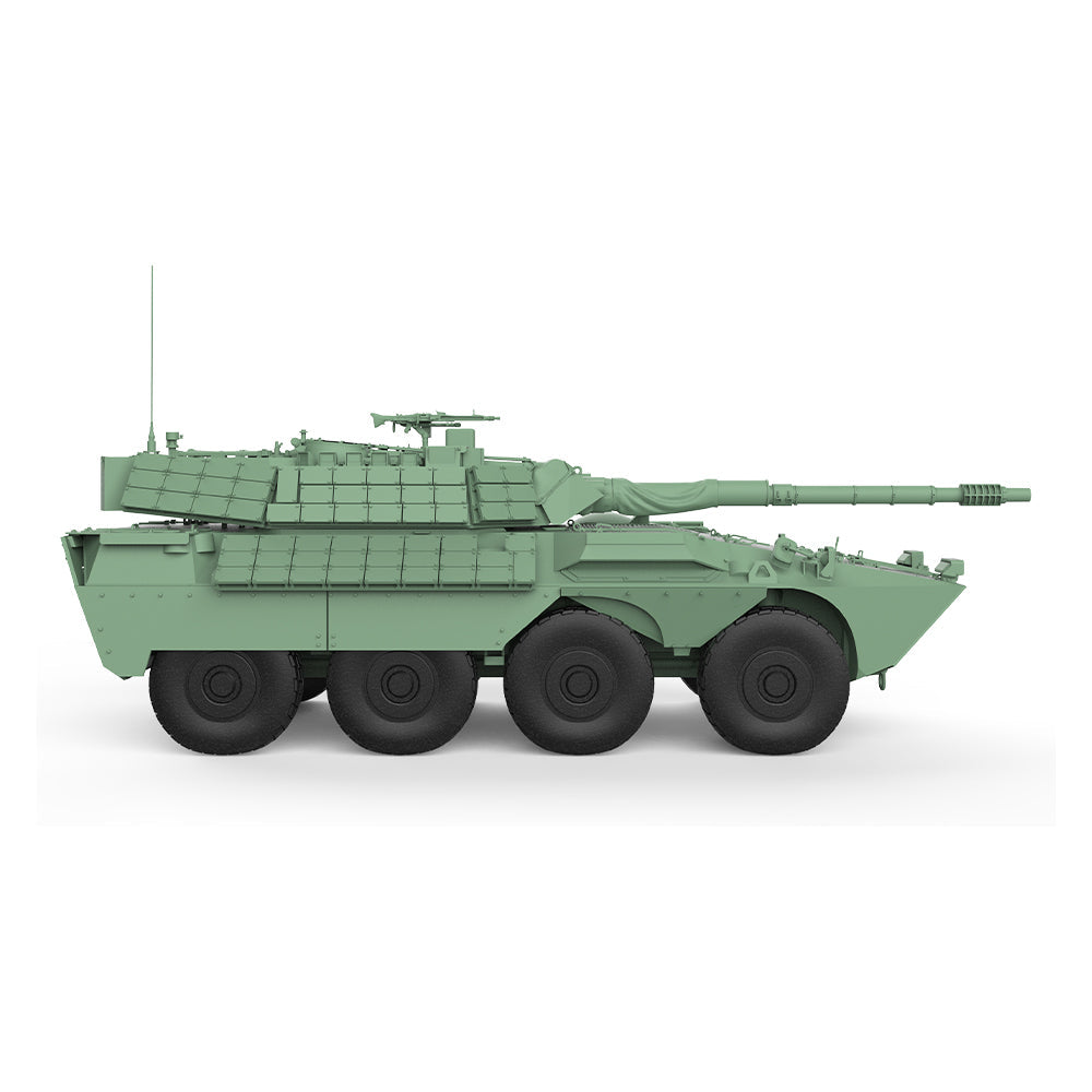 Detail view of SSMODEL 696D Finished Painted 15mm WarGaming Military Model Kit Italy Centauro-I-105-R Tank Destroyer Model