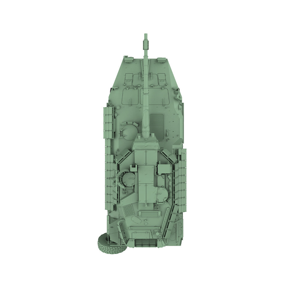 Detail view of SSMODEL 696D Finished Painted 15mm WarGaming Military Model Kit Italy Centauro-I-105-R Tank Destroyer Model