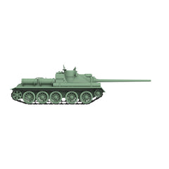 Detail view of SSMODEL 753 Military Armoured Model Kit Soviet SU-100 Tank Destroyer Model