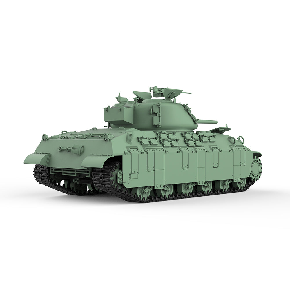 Detail view of SSMODEL 802D Finished Painted 15mm WarGaming Military Model Kit US T14 Heavy Tank Model