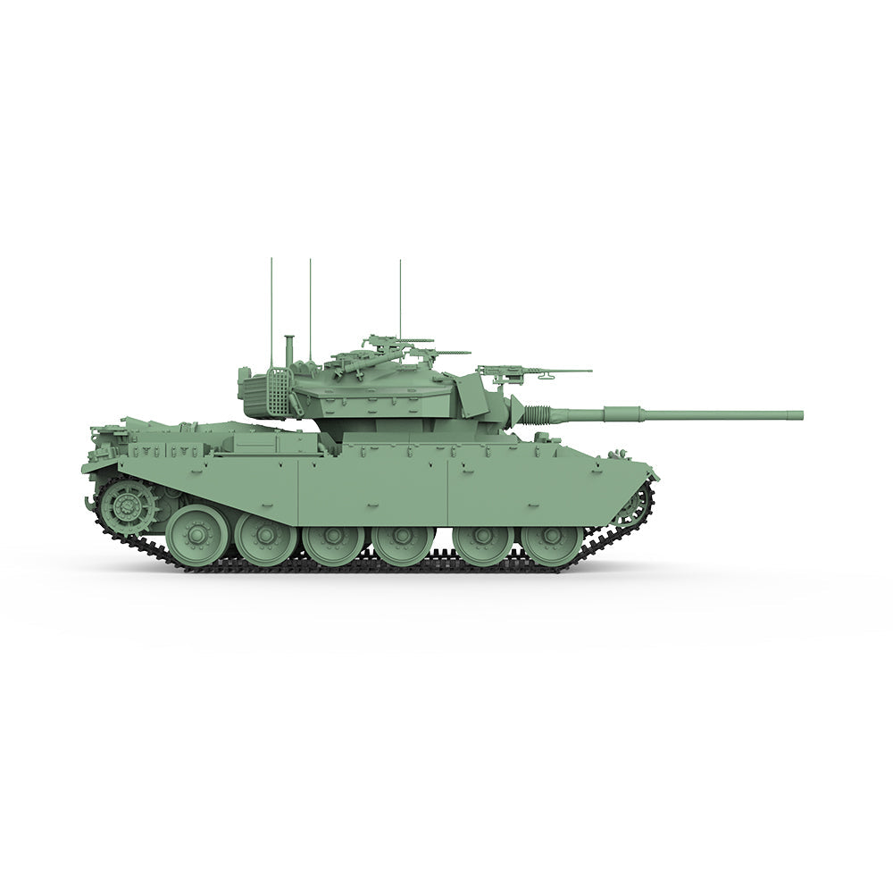Detail view of SSMODEL 804D Finished Painted Military Model Kit Israel Sho't Kal Gimel Main Battle Tank Model