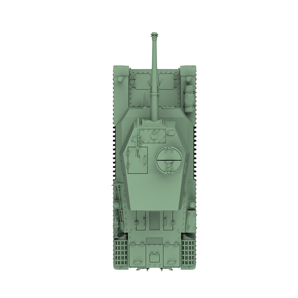 Detail view of SSMODEL 825 Military Model Kit Japan Type 3 Chi-Nu Medium Tank Model