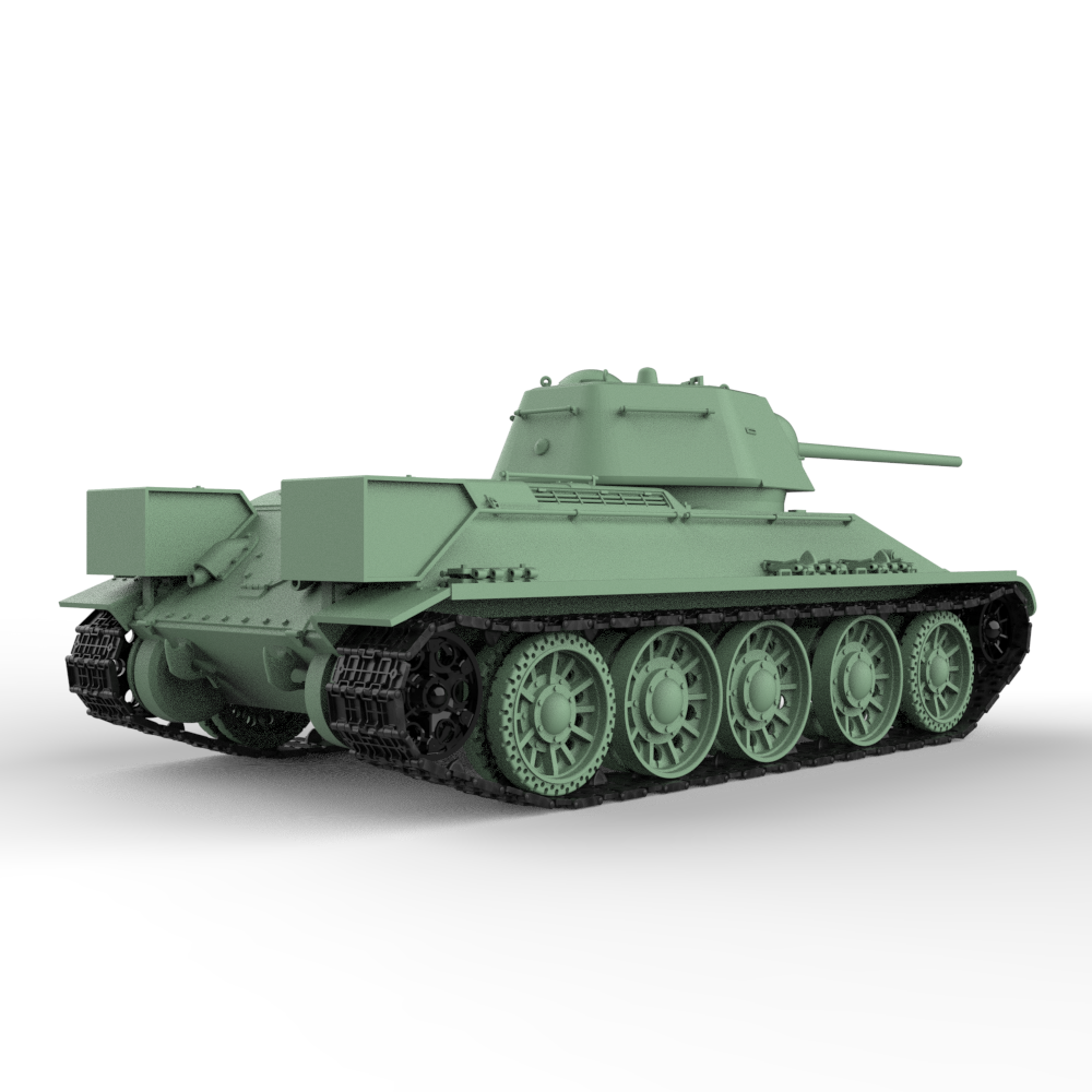 SSMODEL 884 Scale Military Model Kit Soviet T-34-57 Type 1943 Medium Tank Secondary image