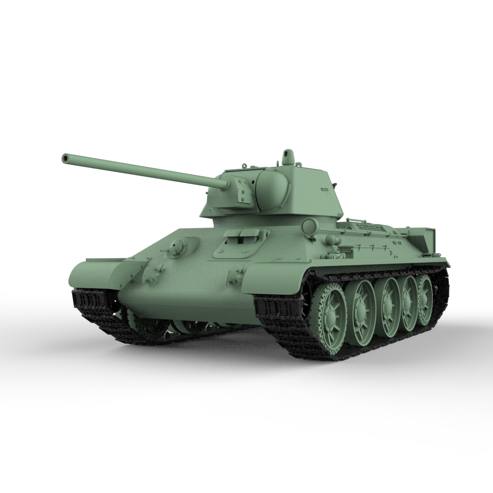SSMODEL 884 Scale Military Model Kit Soviet T-34-57 Type 1943 Medium Tank Main image