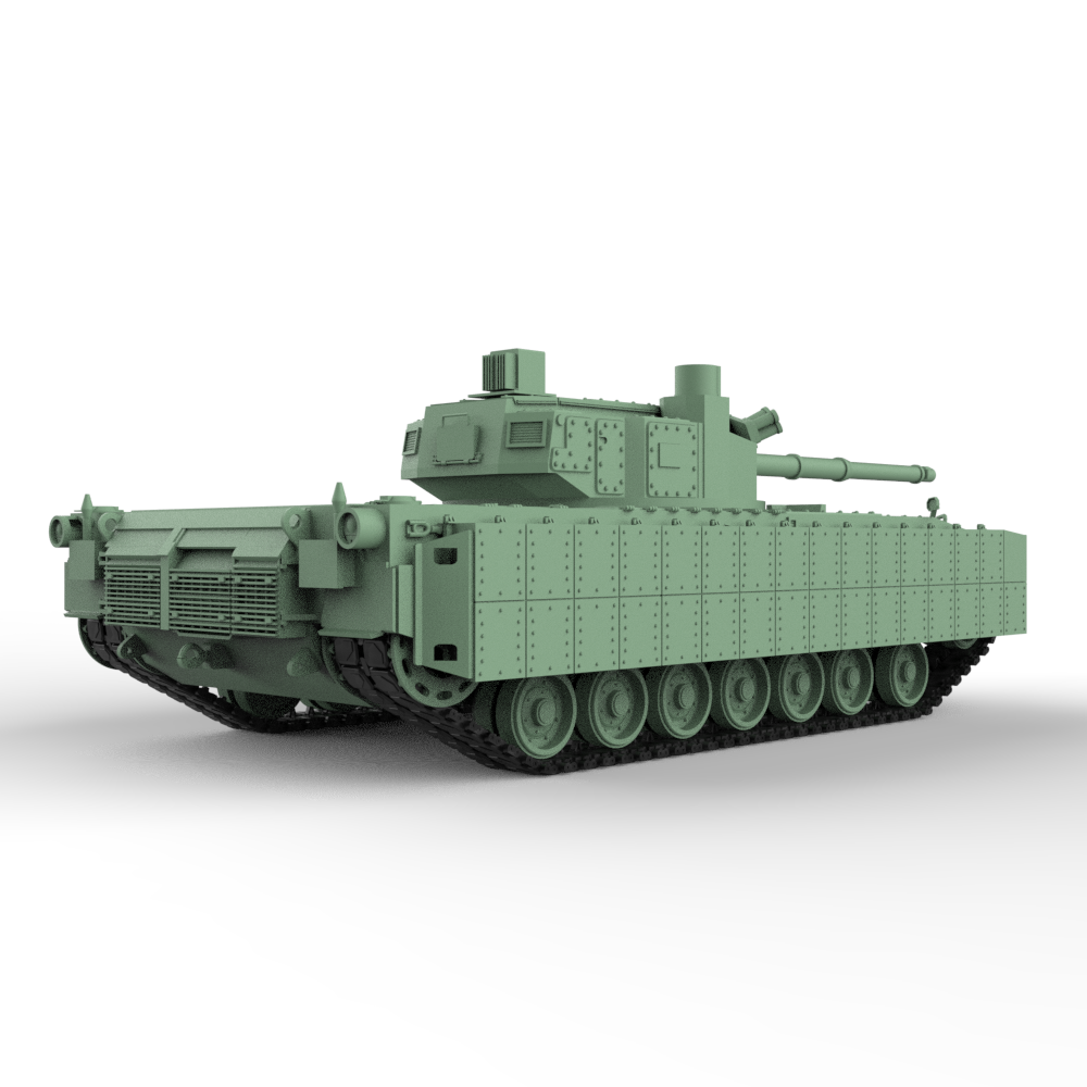SSMODEL 919 Scale Military Model Kit US Test Bed Main Battle Tank Secondary image