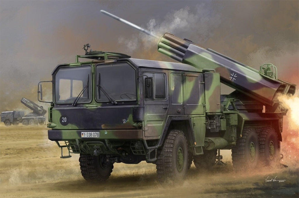 hobbyboss 85521 1/35 German 7-ton multiple rocket launcher Plastic model kit New — scale model kit