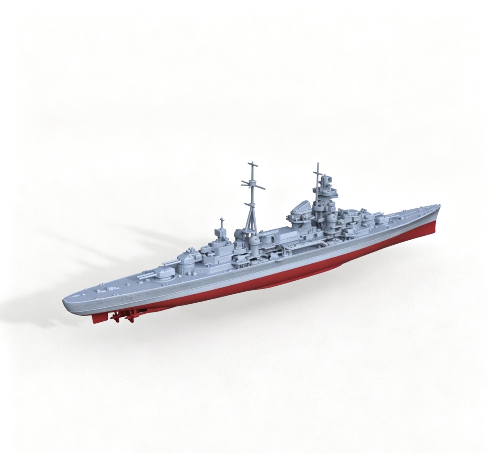 SSMODEL SSC600716 1/600 German Navy Admiral Hipper 1942 Full Hull — detail view 2