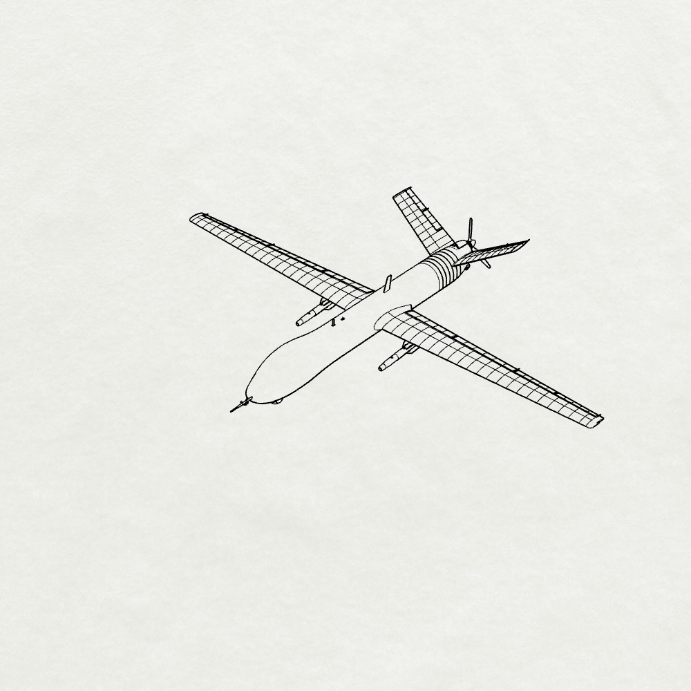 Yao's Studio LYR918A Military Model Kit China Wing Loong UAV I Touch Down — scale model kit