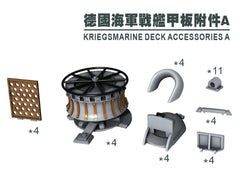 SSMODEL G700041   700 scale German Navy battleships deck Annex A