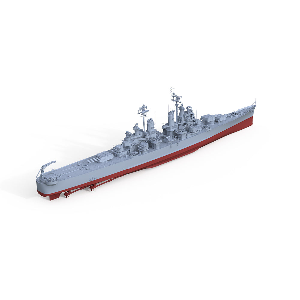 SSMODEL 557S Military Warship Model Kit US Navy Baltimore Class Pittsburgh Heavy Cruiser CA-72 1953