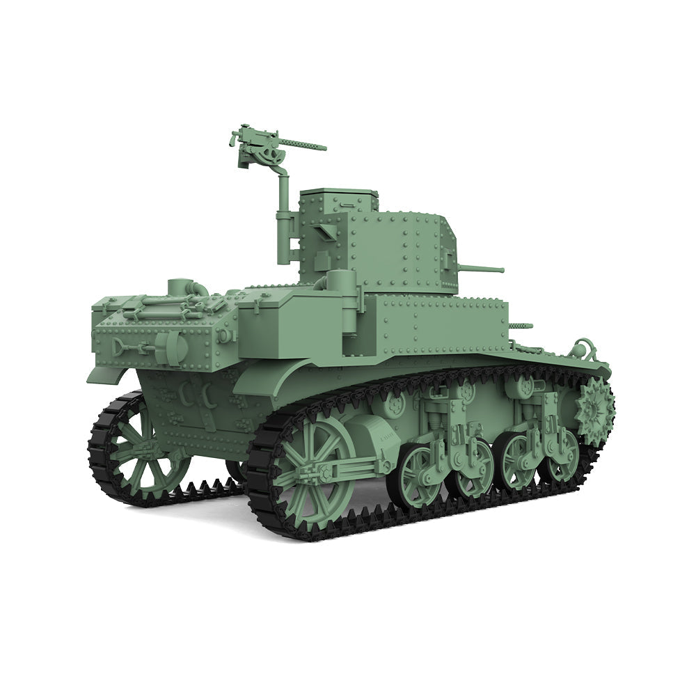 Detail view of SSMODEL 504 Military Armoured Model Kit US M3 Light Tank Model