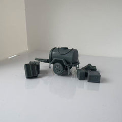 LYTS103 3D Printed Model Kit Scenic Terrain Water Tank Trailer Various Crates