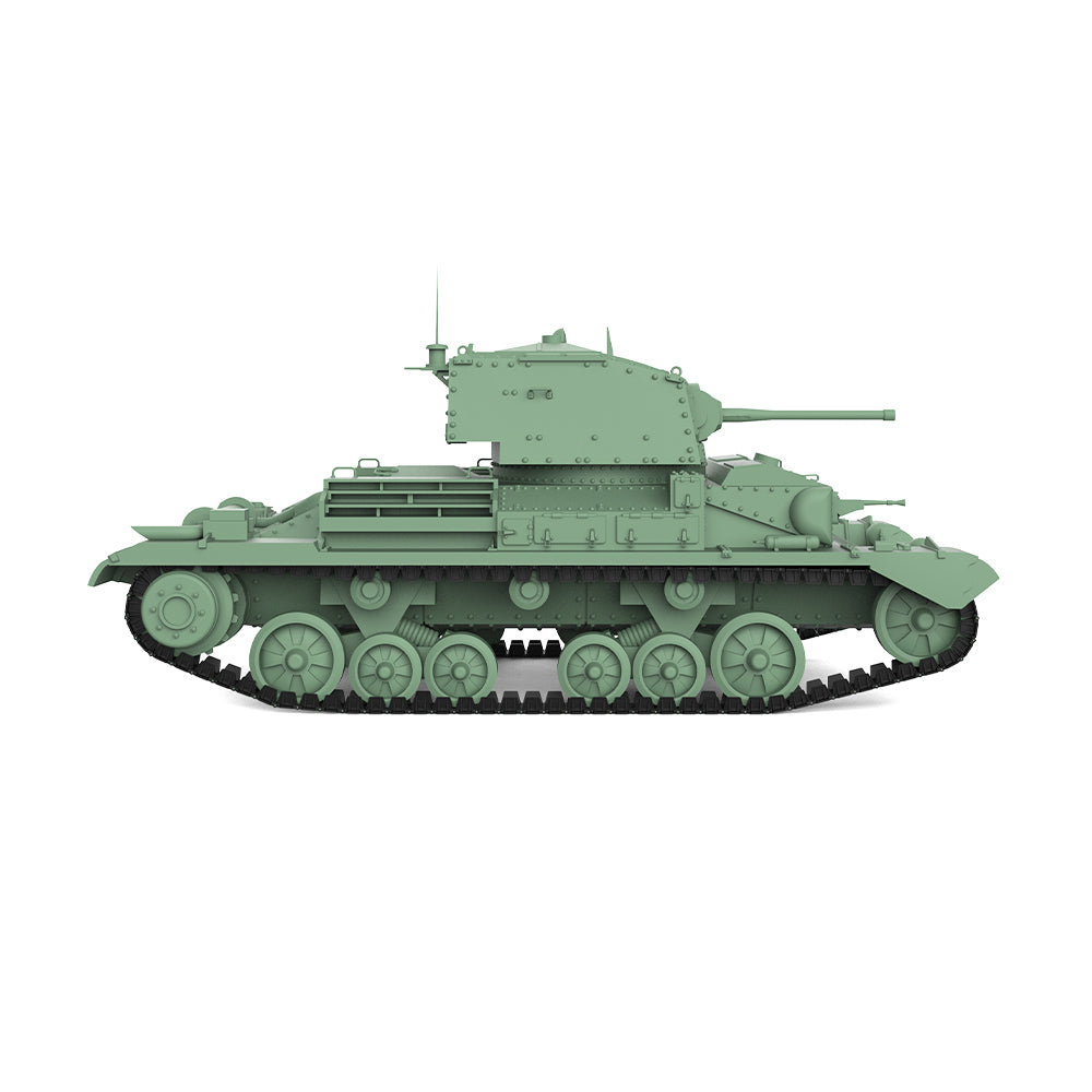 SSMODEL 561 Military Armoured Model Kit British A10 Cruiser MkII Light Tank — detail view 4