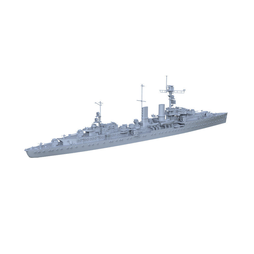 SSMODEL 508 Military Warship Model Kit German Navy Emden Light Cruiser — detail view 2