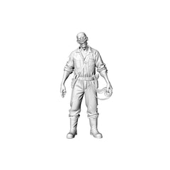 Detail view of MRY-SFW LYGR315 3D Printed Construction Site Workers Zombies Set ¡§C Builder, Steel Fixer, Cement Worker, Electrician, Tower Crane Driver Model Kit Model