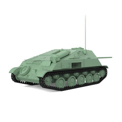 Detail view of SSMODEL 607 Military Armoured Model Kit Soviet SU-57B Tank Destroyer Model
