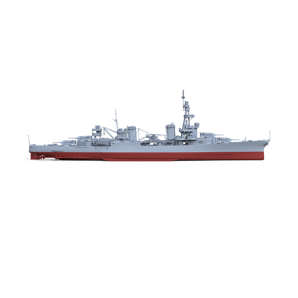 SSMODEL 552S Military Warship Model Kit US Navy Pensacola Heavy Cruiser 1941 CA-24 Secondary image
