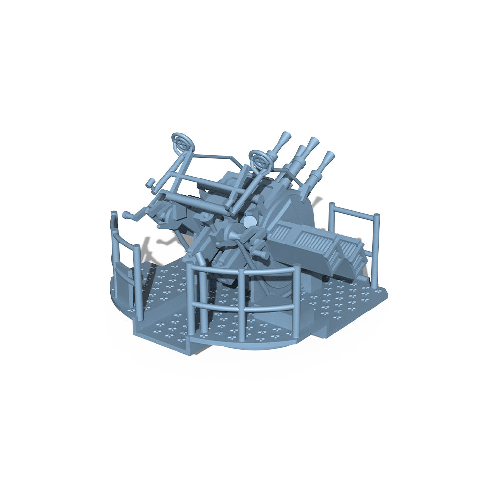 Yao's Studio LY017B 1/700(350,200,144) Model Upgrade Parts British Navy 2pdr Pompom Gun Elevation Angle Without Shield — detail view 2