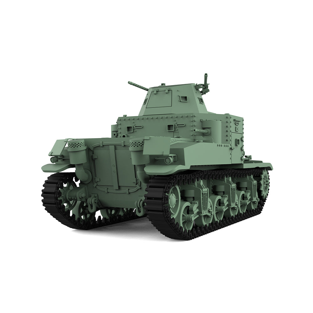 Detail view of SSMODEL 510 Military Armoured Model Kit US M2 Medium Tank Model