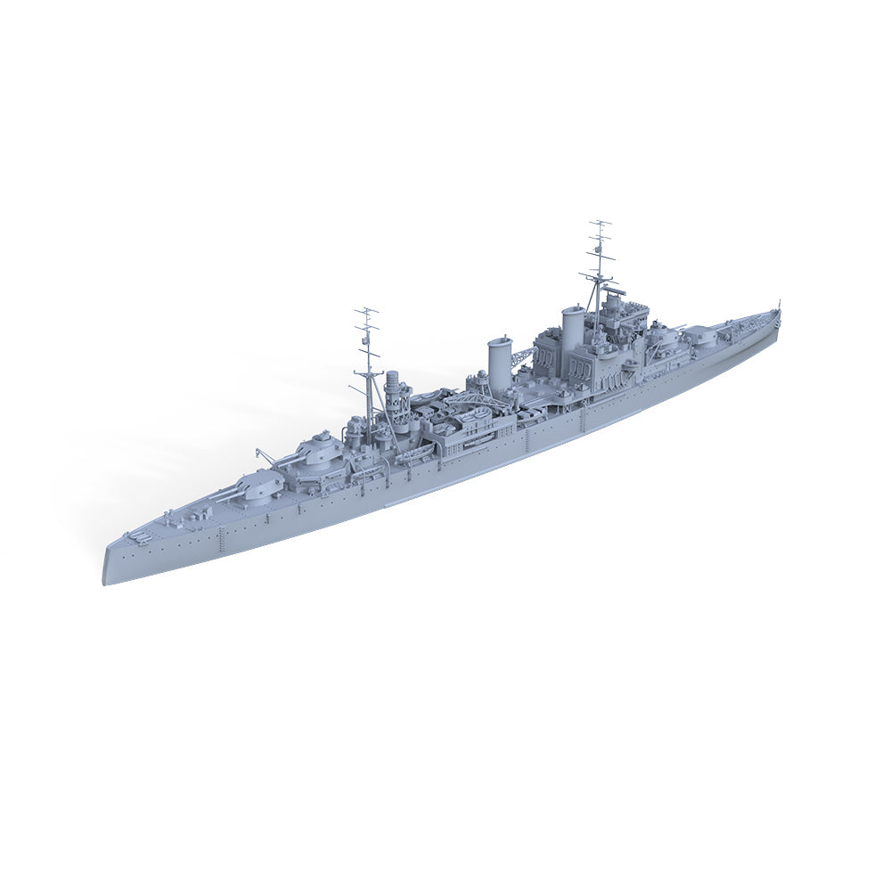 SSMODEL 562 Military Warship Model Kit HMS London Cruiser 1945 — detail view 2