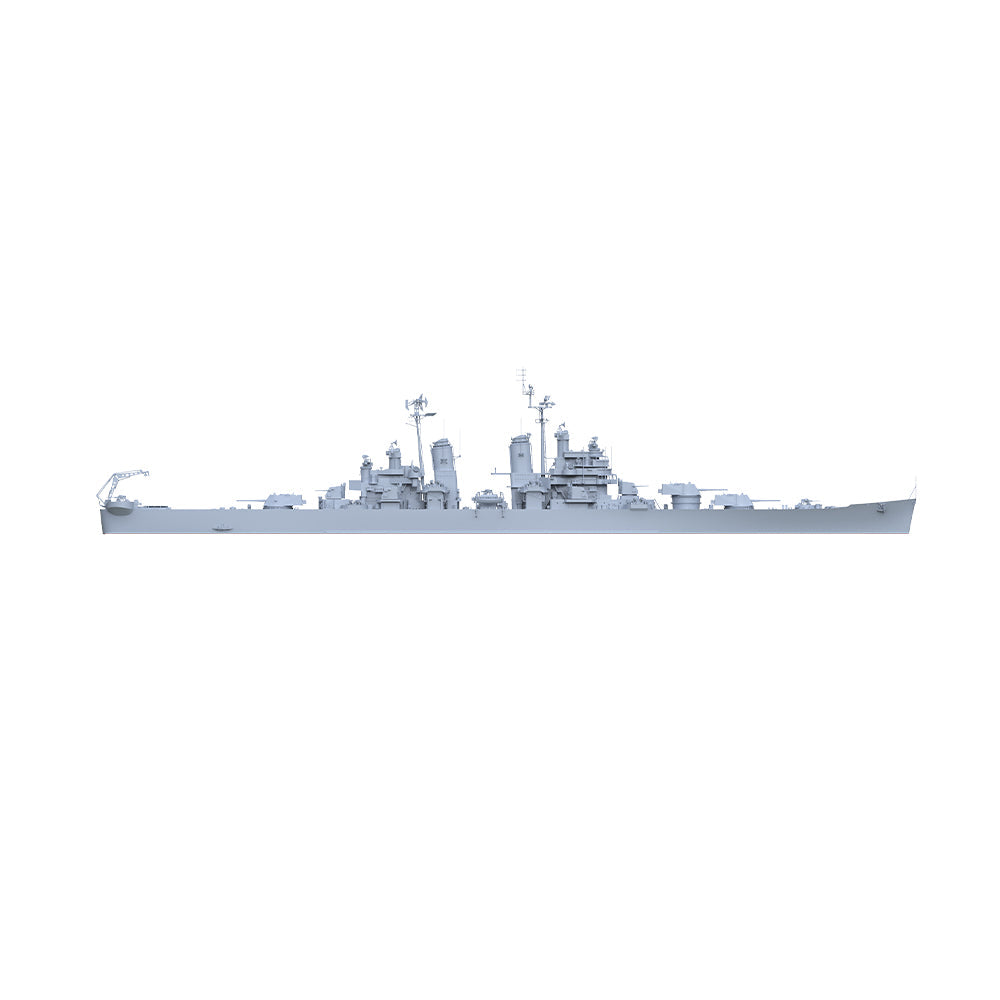 SSMODEL 557 Military Warship Model Kit US Navy Baltimore Class Pittsburgh Heavy Cruiser CA-72 1953