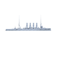 SSMODEL 504 Military Warship Model Kit Russian Navy Varyag Protected Cruiser