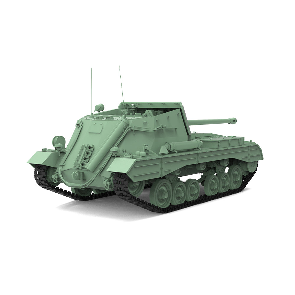 SSMODEL 558 Military Model Kit British 17pdr Self-Propelled Gun Archer — detail view 3