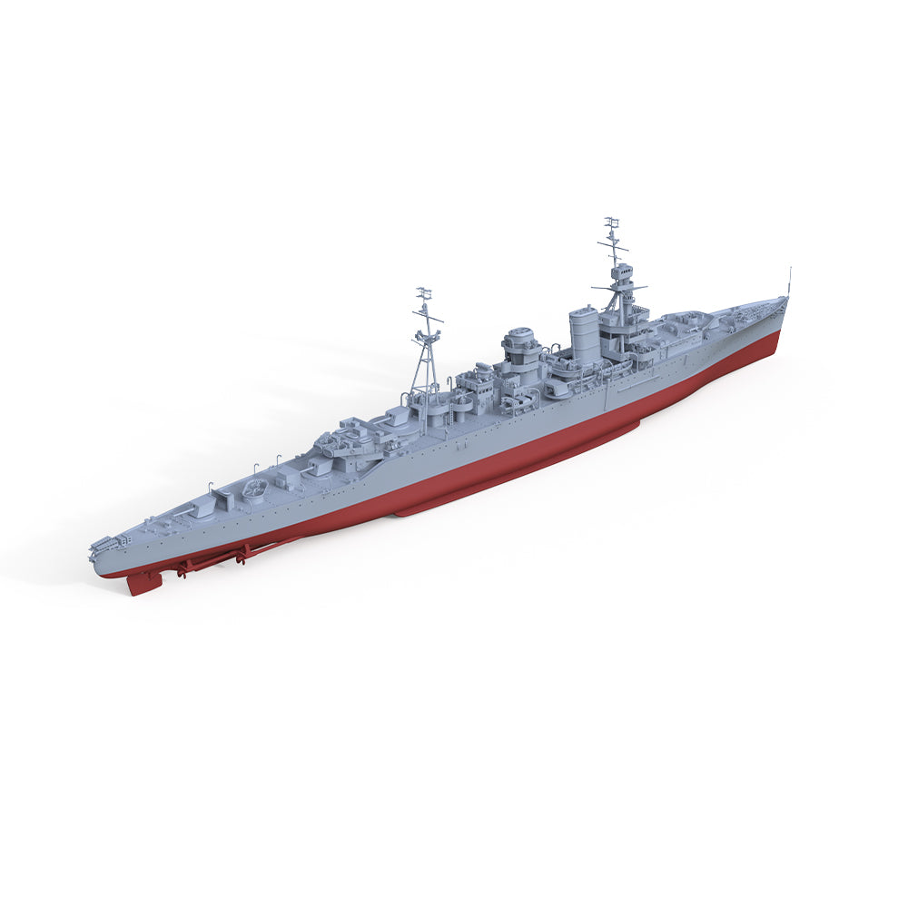 SSMODEL 561S Military Warship Model Kit HMS Hawkins Cruiser Secondary image