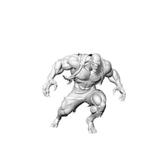 Detail view of MRY-SFW LYGR318 3D Printed Apocalypse Mutant Zombies Set - Ultimate Flesh, Bone, Venom, Limb, Rage Zombie Model Kit Model