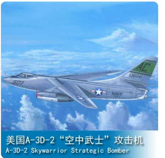 Trumpeter 1/48 02868 A3D2 Skywarrior Strategic Bomber — scale model kit