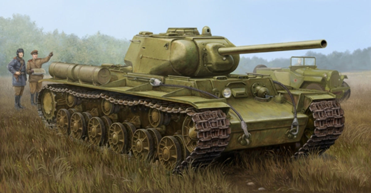 Trumpeter 01567 SOVIET KV-1S/85 HEAVY TANK 1/35 Model Kit- — scale model kit