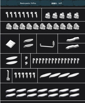 Flyhawk FH400001 1/400 R.M.S. TITANIC Upgrade Parts For Academy — detail view 4