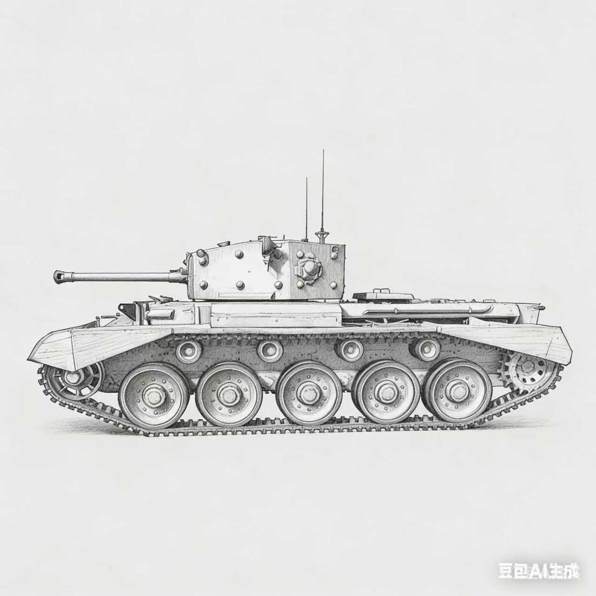 SS138 Military Model British A33 Excelsior Heavy Assault Tank