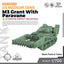 SSMODEL SS700514 1/700 Military Model Kit US M3 Grant With Paravane Medium Tank